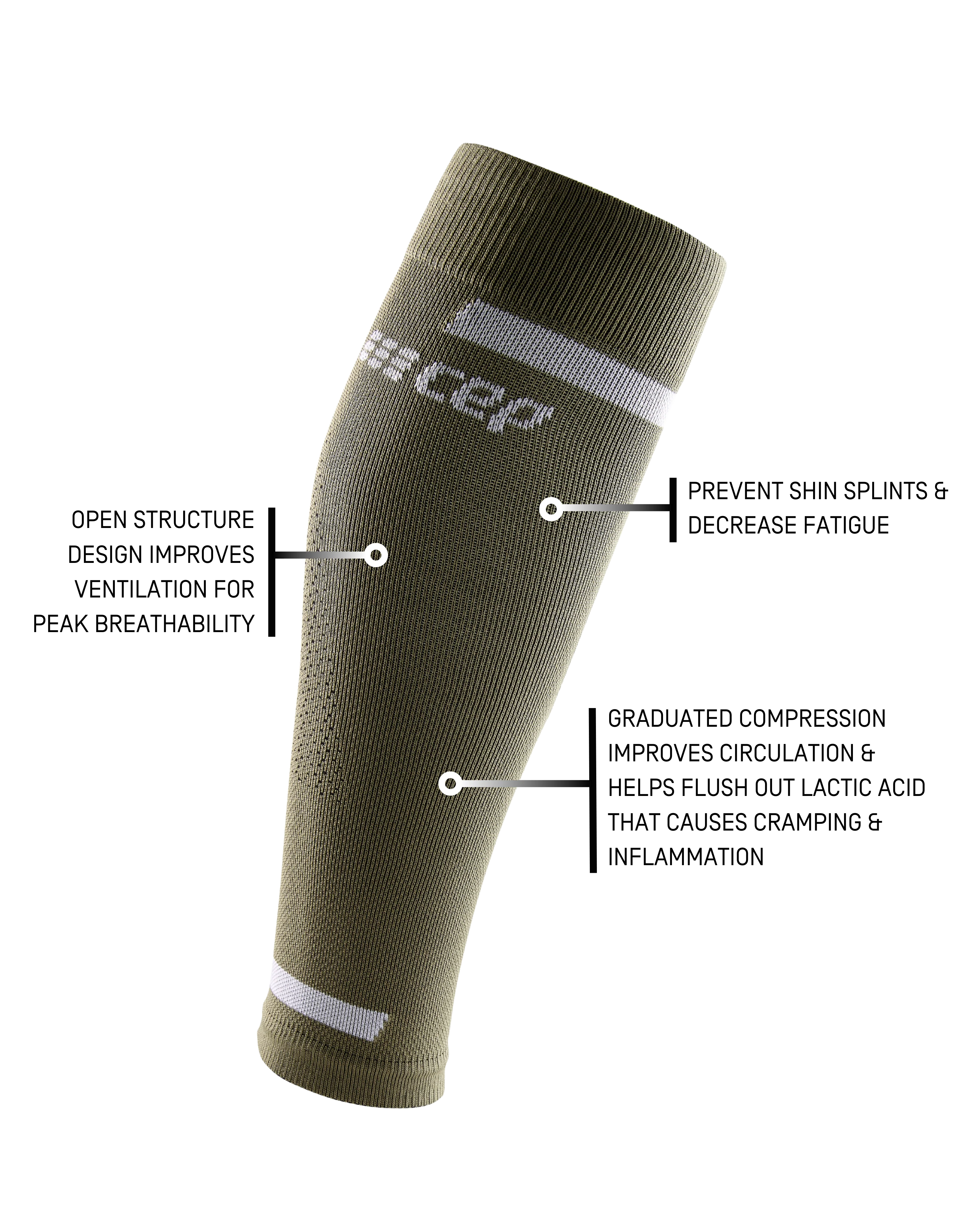 The Run Compression Calf Sleeves 4.0, Men 34 The Run Compression Calf Sleeves 4.0, Men