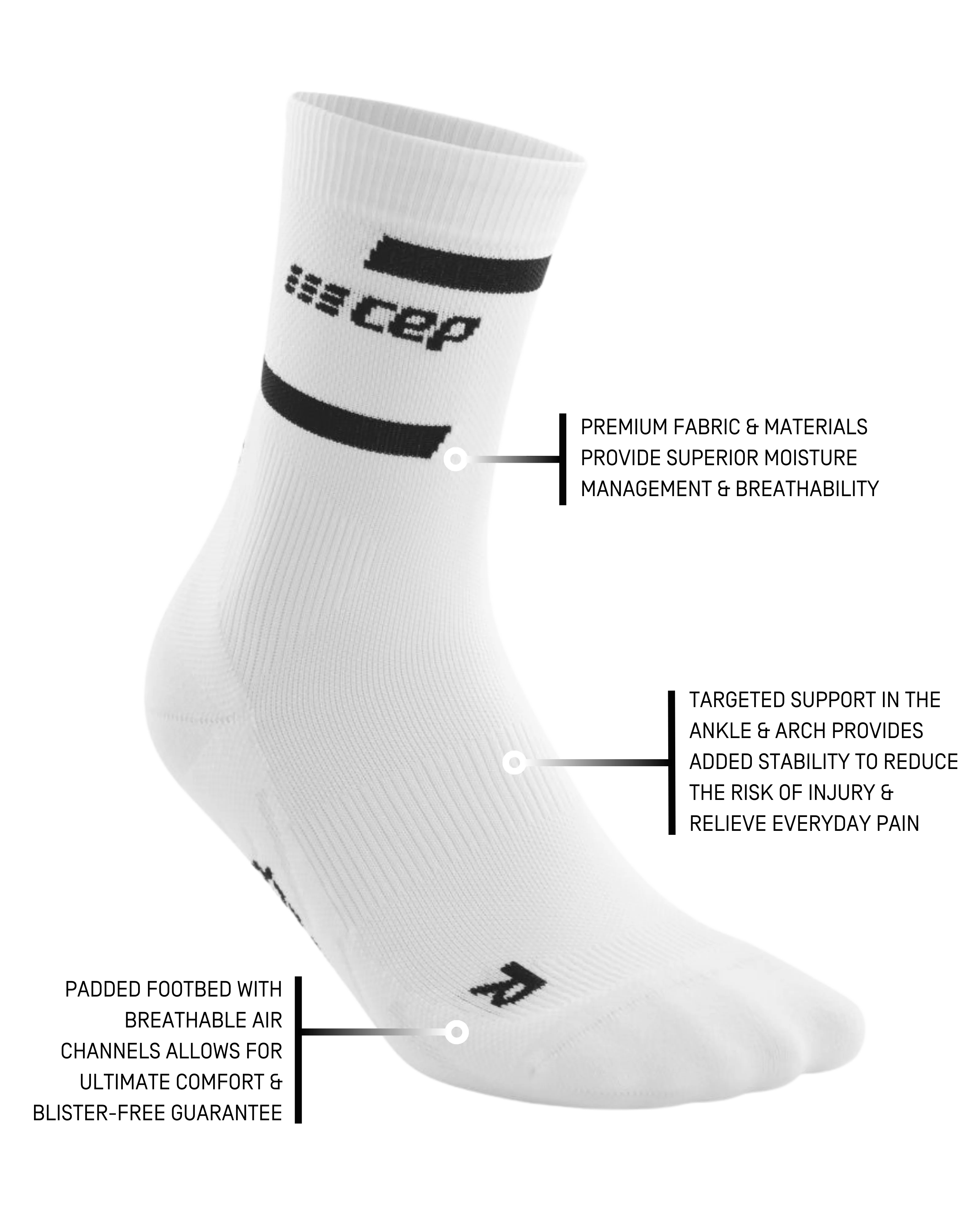 The Run Compression Mid Cut Socks 4.0, Women 17 The Run Compression Mid Cut Socks 4.0, Women