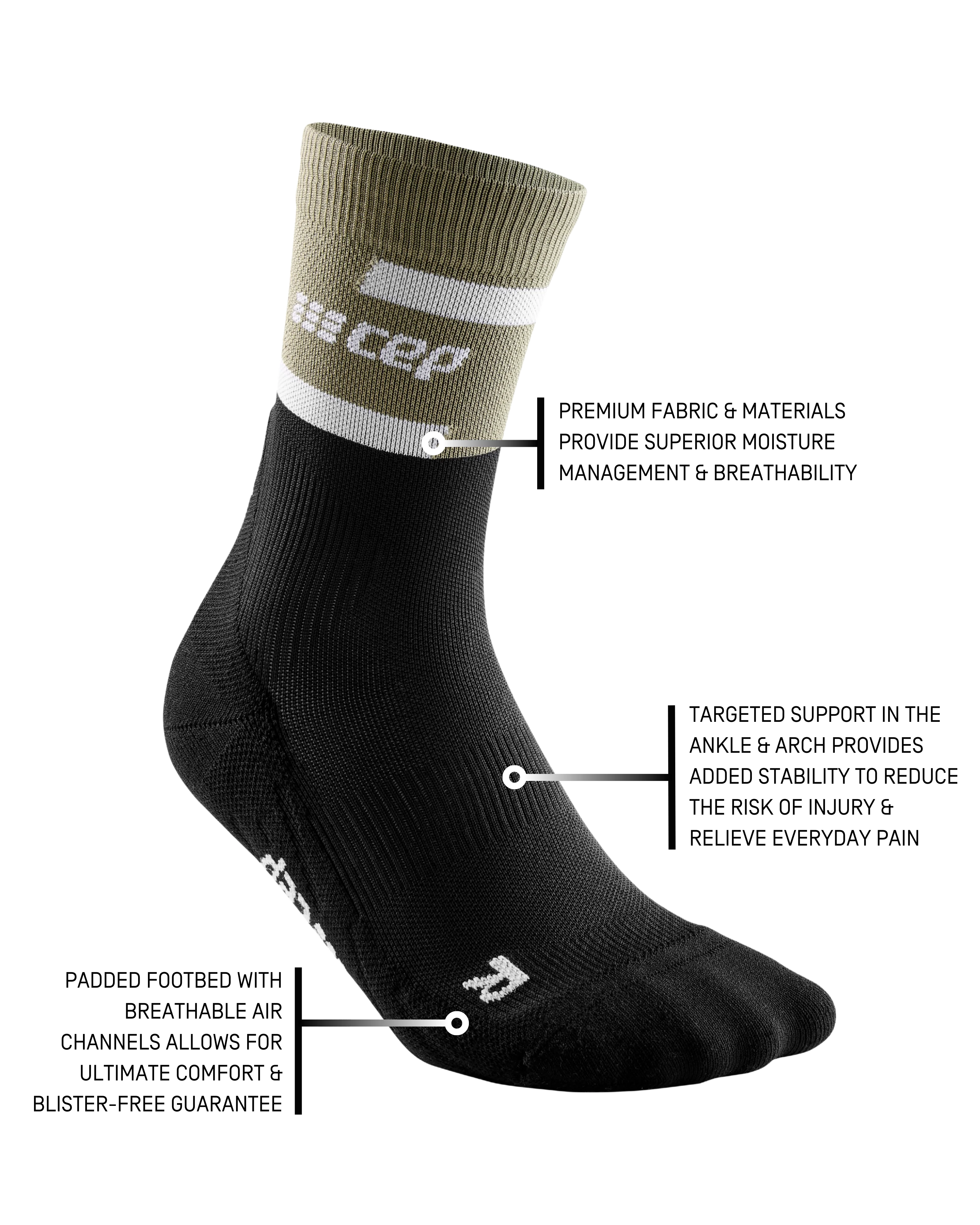 The Run Compression Mid Cut Socks 4.0, Women 40 The Run Compression Mid Cut Socks 4.0, Women