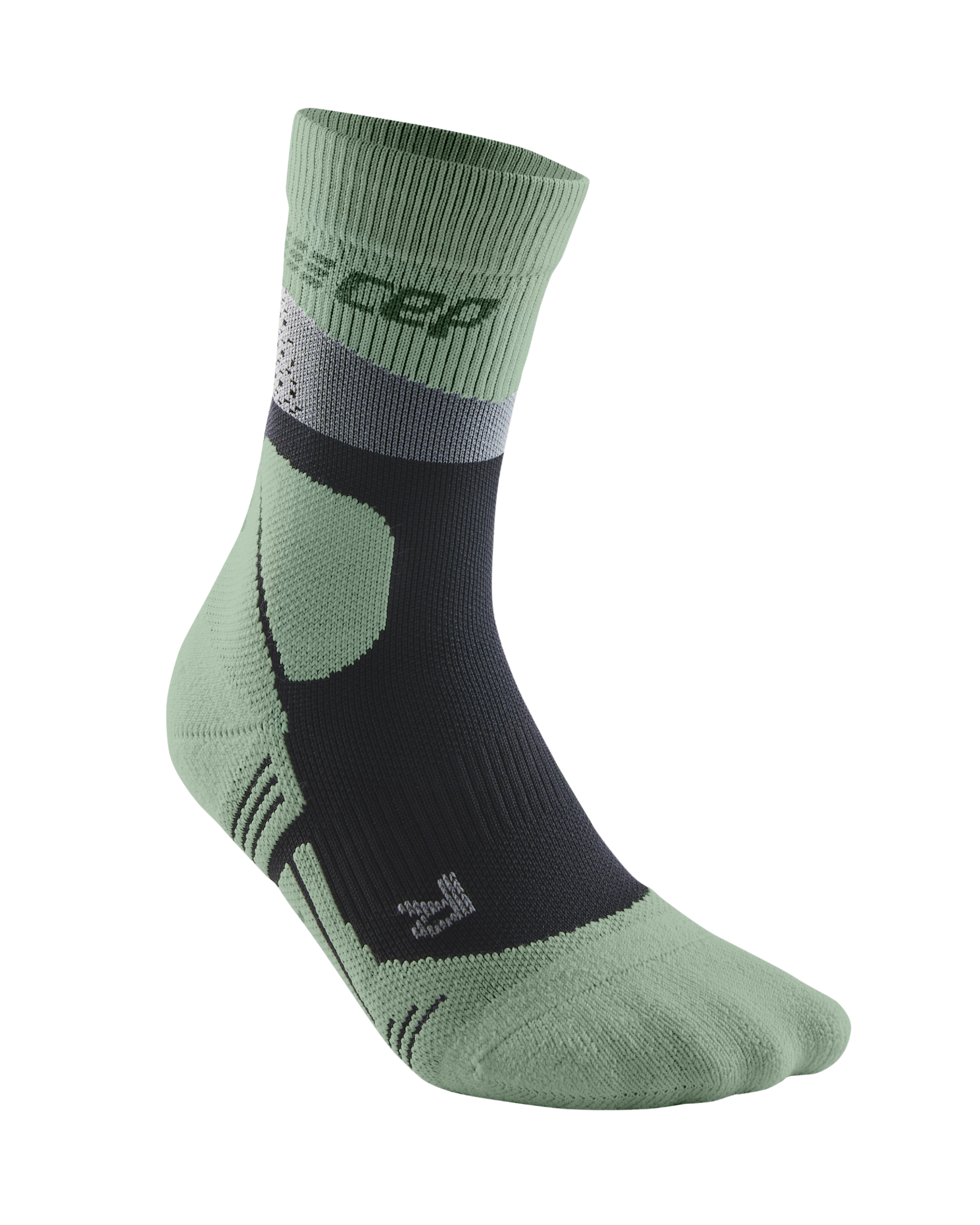 Hiking Max Cushion Mid Cut Compression Socks, Women