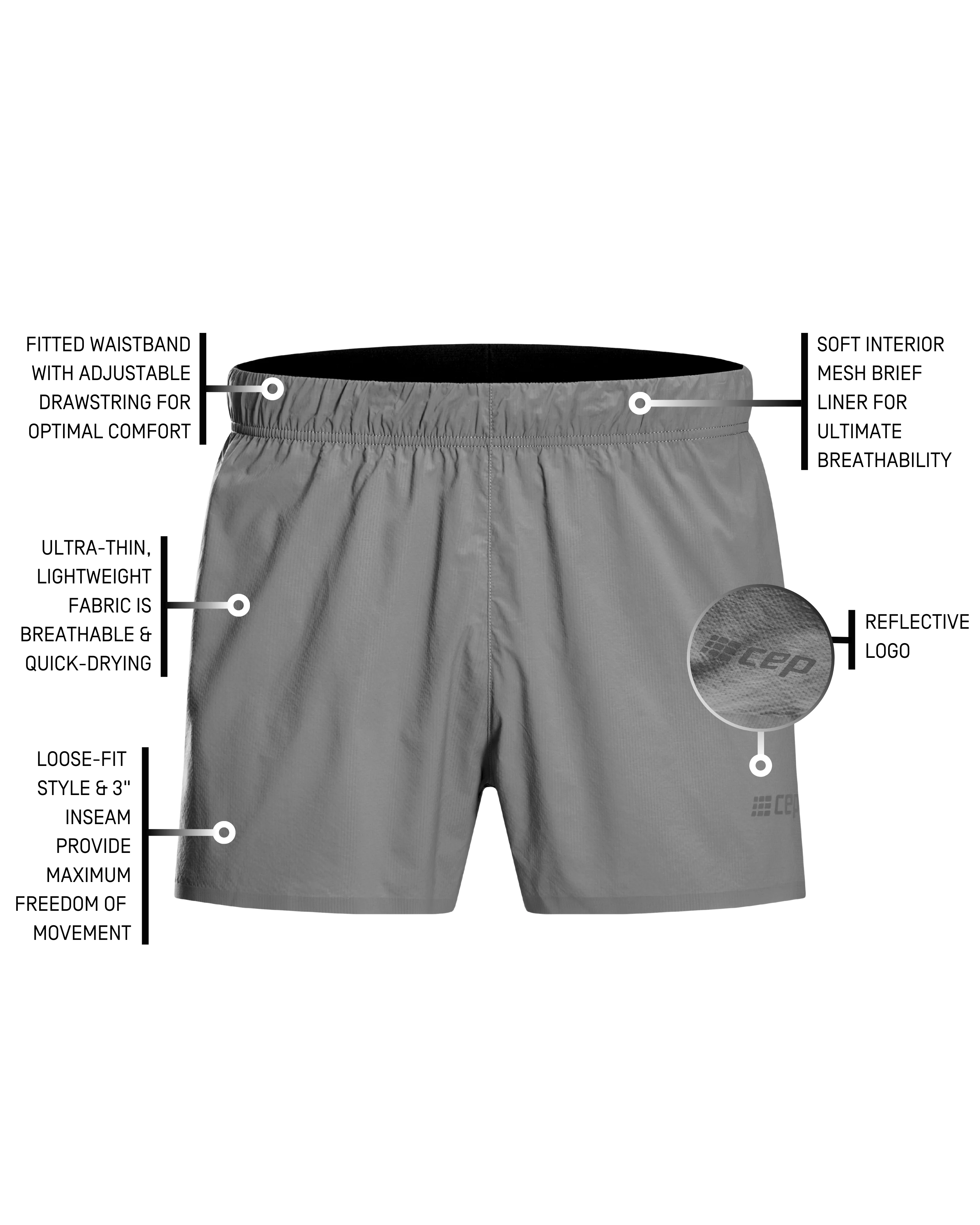 Ultralight Loose Fit Shorts, Men 11 Ultralight Loose Fit Shorts, Men